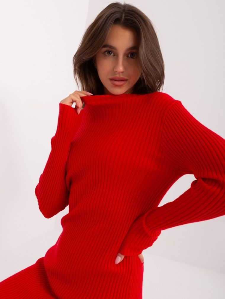 Sukienka damska, czerwona, P-M