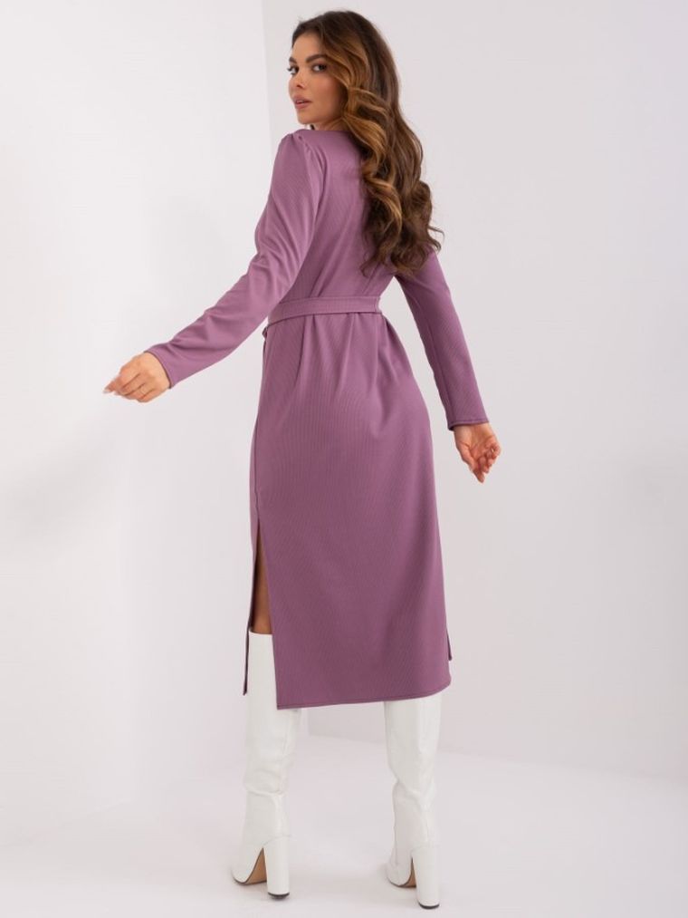 Sukienka damska, fioletowa, Lakerta