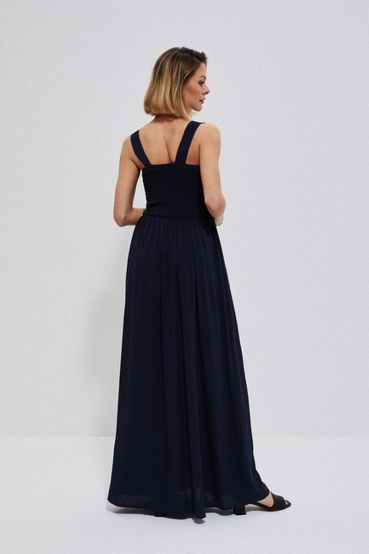 Sukienka damska, granatowa, Moodo