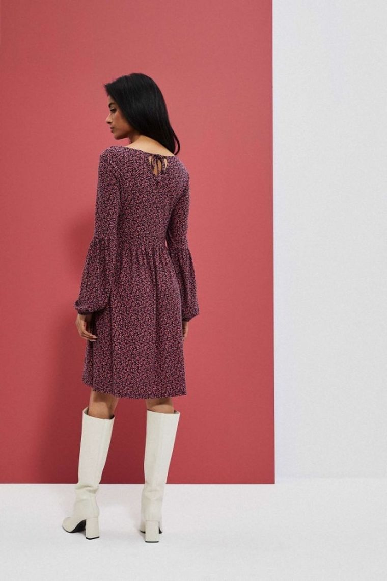 Sukienka damska, granatowa, Moodo