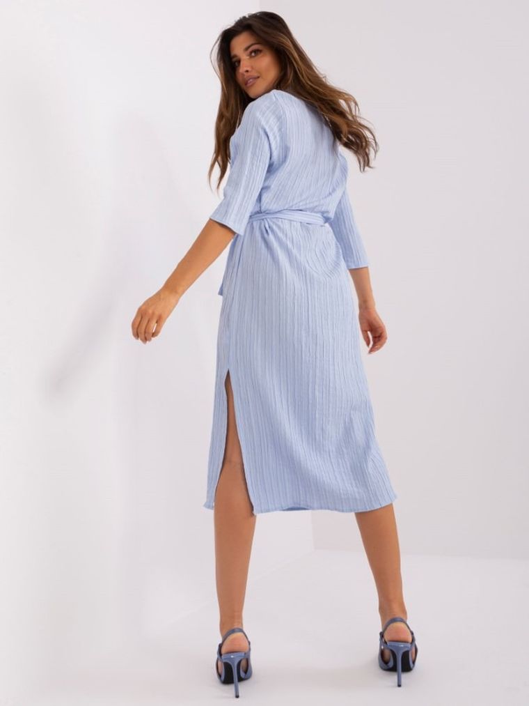 Sukienka damska, niebieska, Lakerta