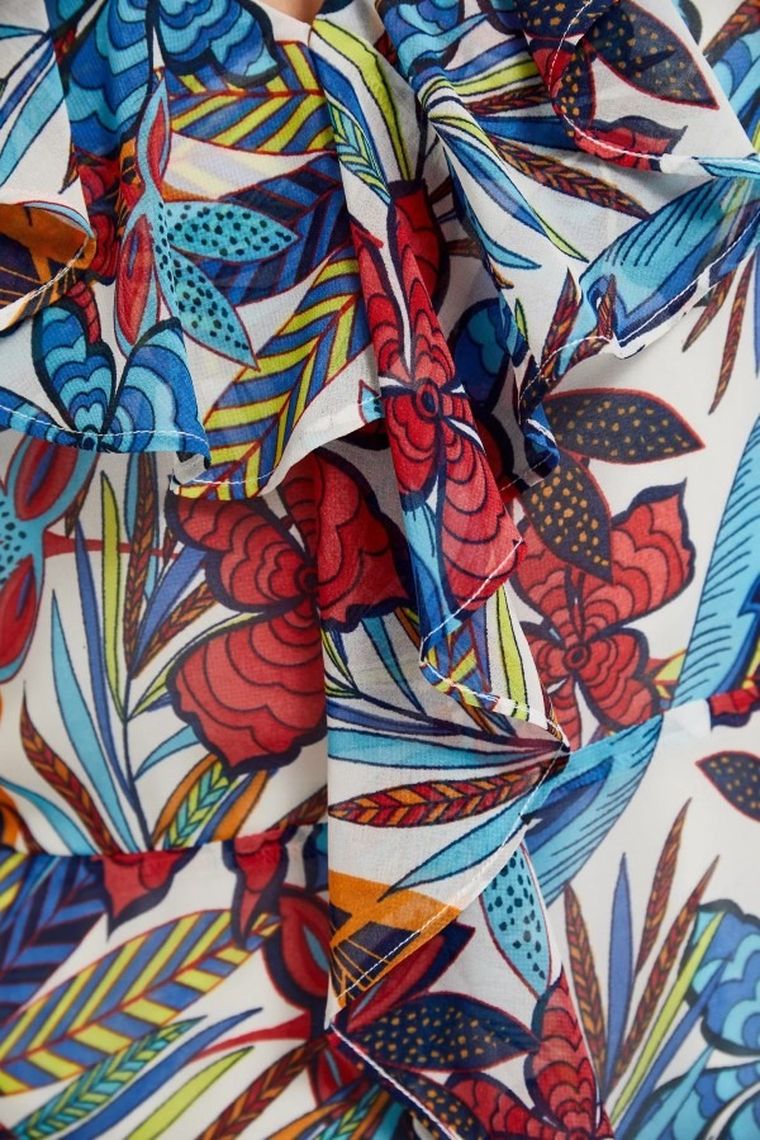 Sukienka damska, niebieska, Moodo