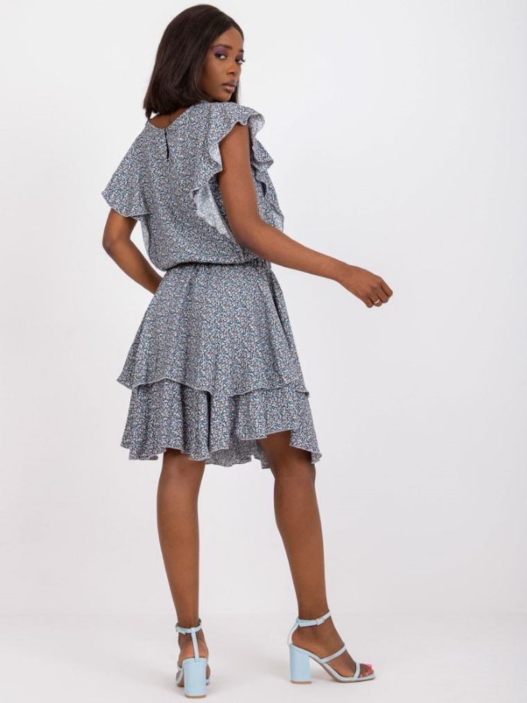 Sukienka damska, niebieska, Rue Paris