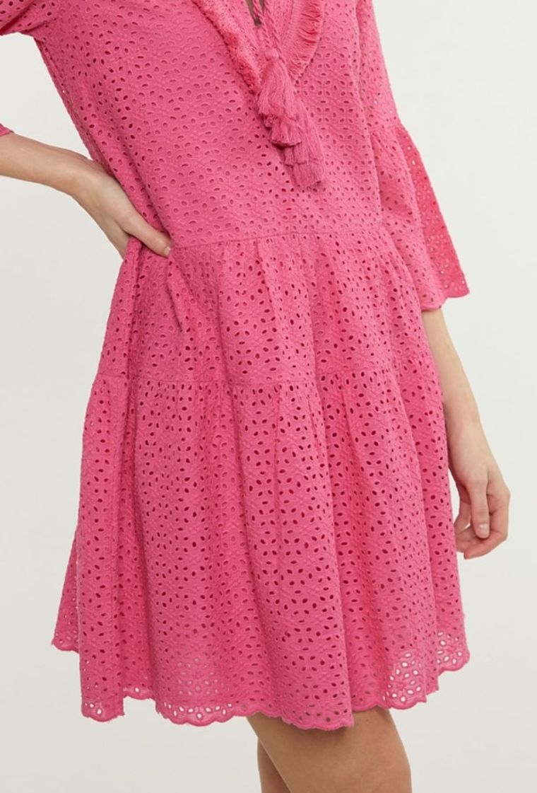 Sukienka damska, różowa, Monnari