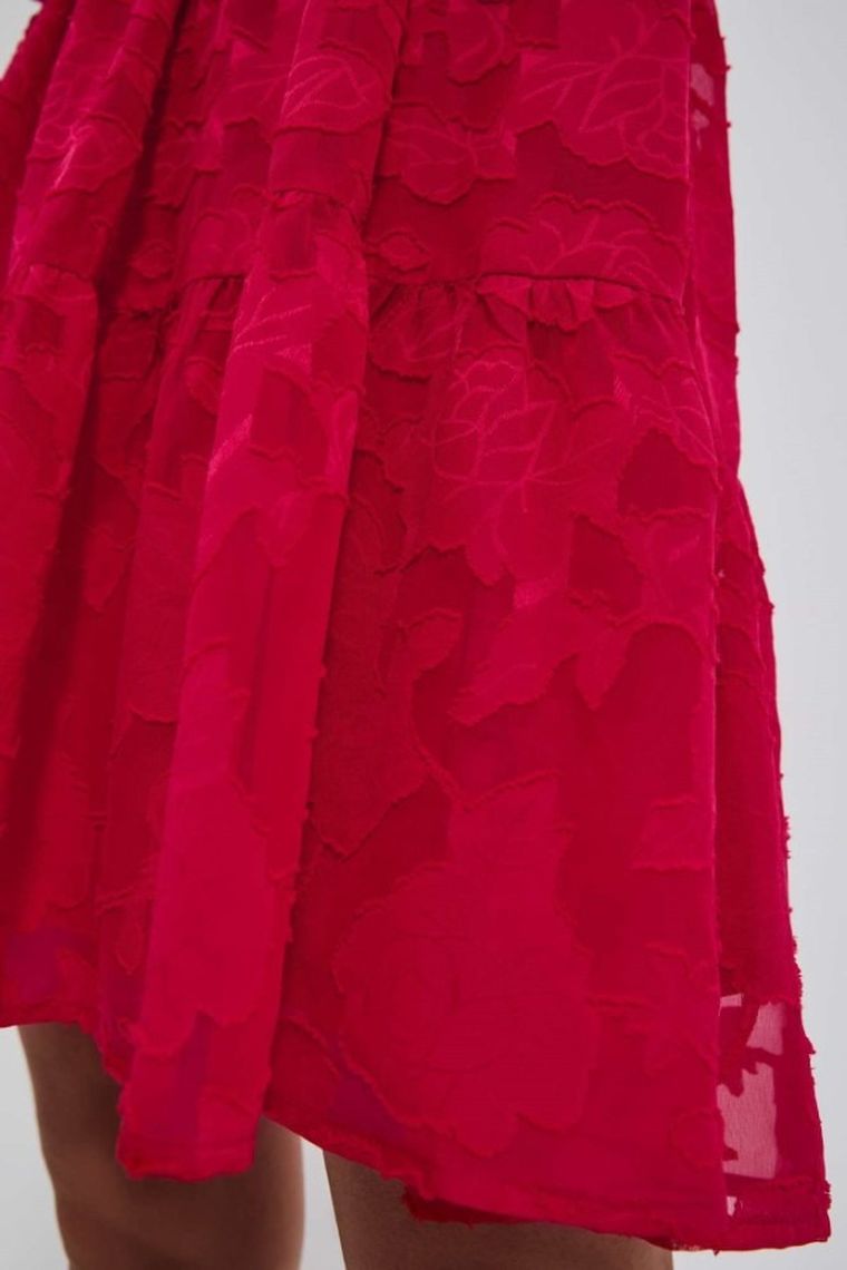 Sukienka damska, różowa, Moodo