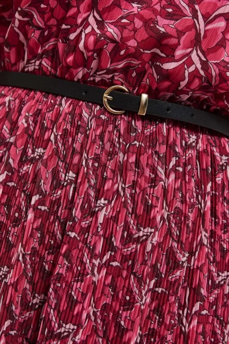 Sukienka damska, różowa, Moodo