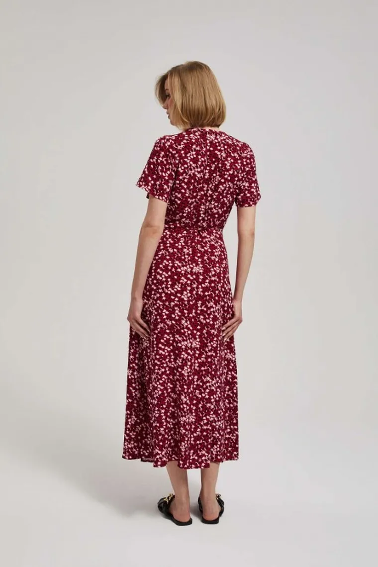 Sukienka damska, różowa, Moodo