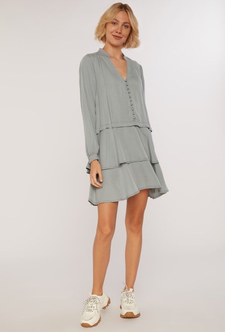 Sukienka damska, szara, Monnari