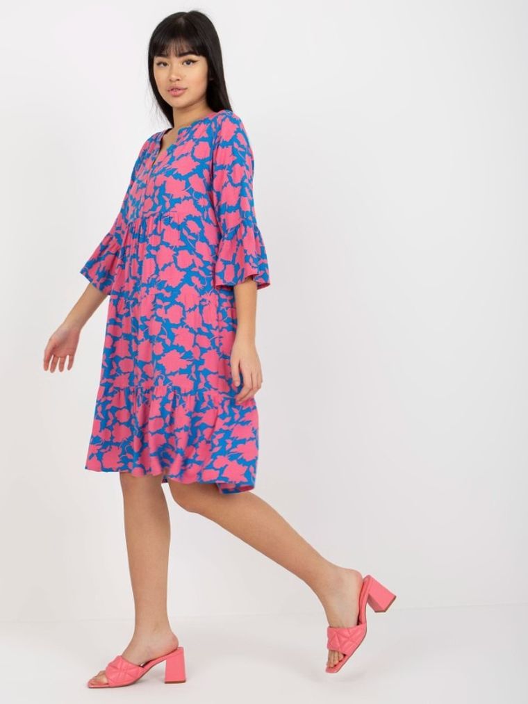 Sukienka damska z rękawem 3/4, mix, Sublevel