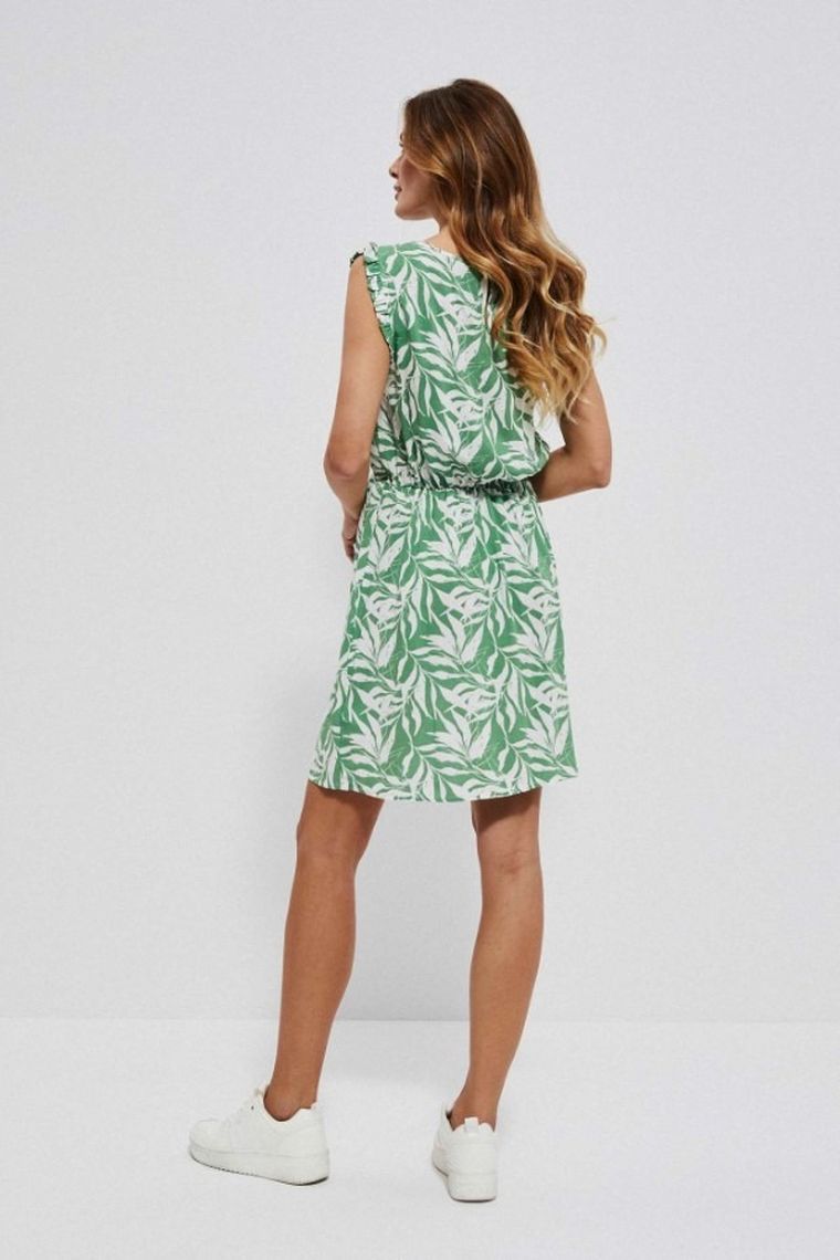 Sukienka damska, zielona, Moodo