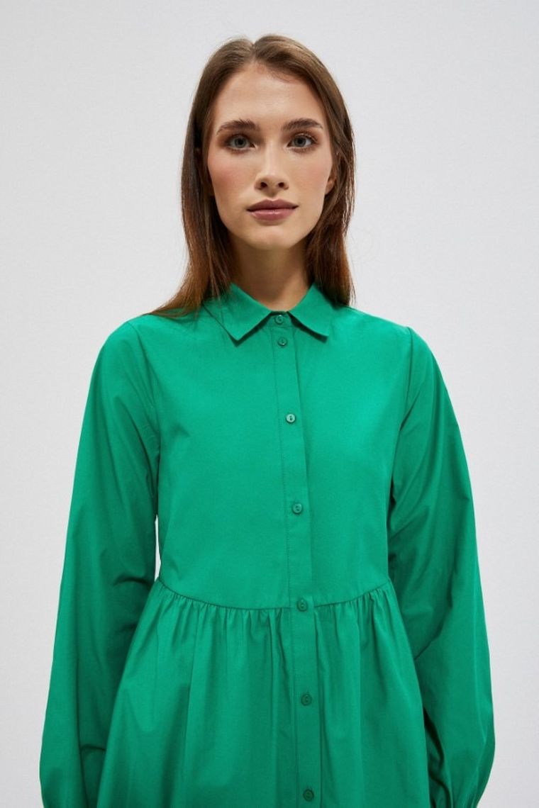 Sukienka damska, zielona, Moodo