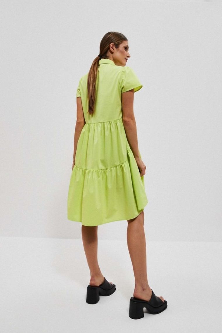 Sukienka damska, zielona, Moodo