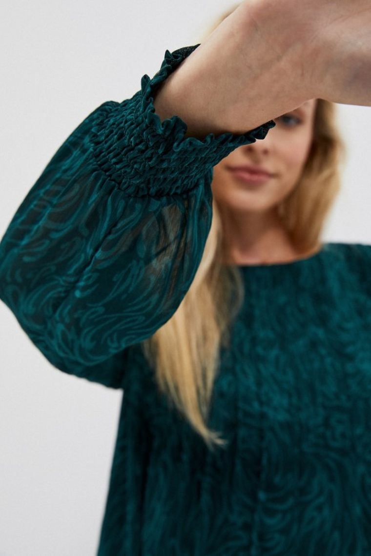 Sukienka damska, zielona, Moodo