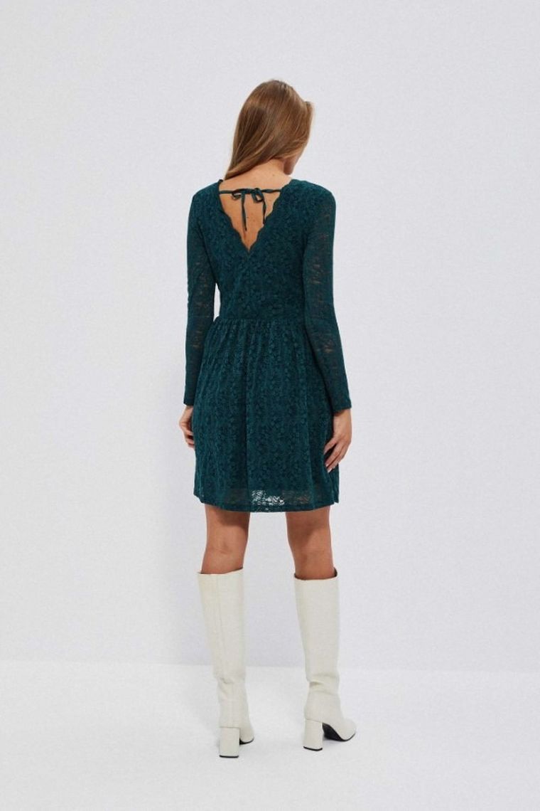 Sukienka damska, zielona, Moodo