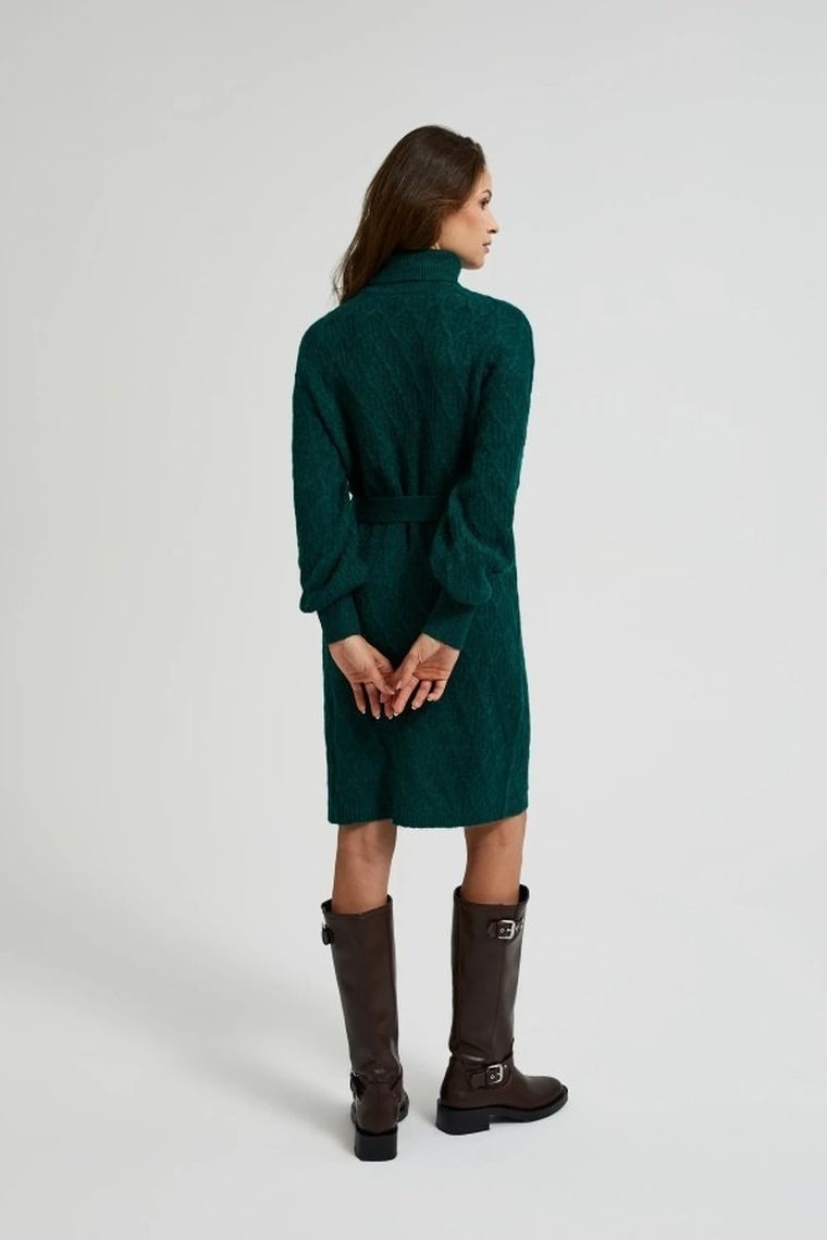 Sukienka damska, zielona, Moodo