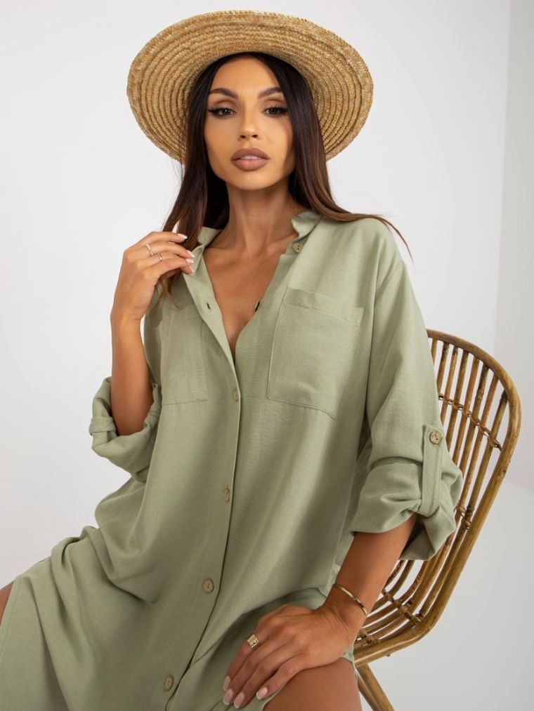 Sukienka damska, zielona, Och Bella