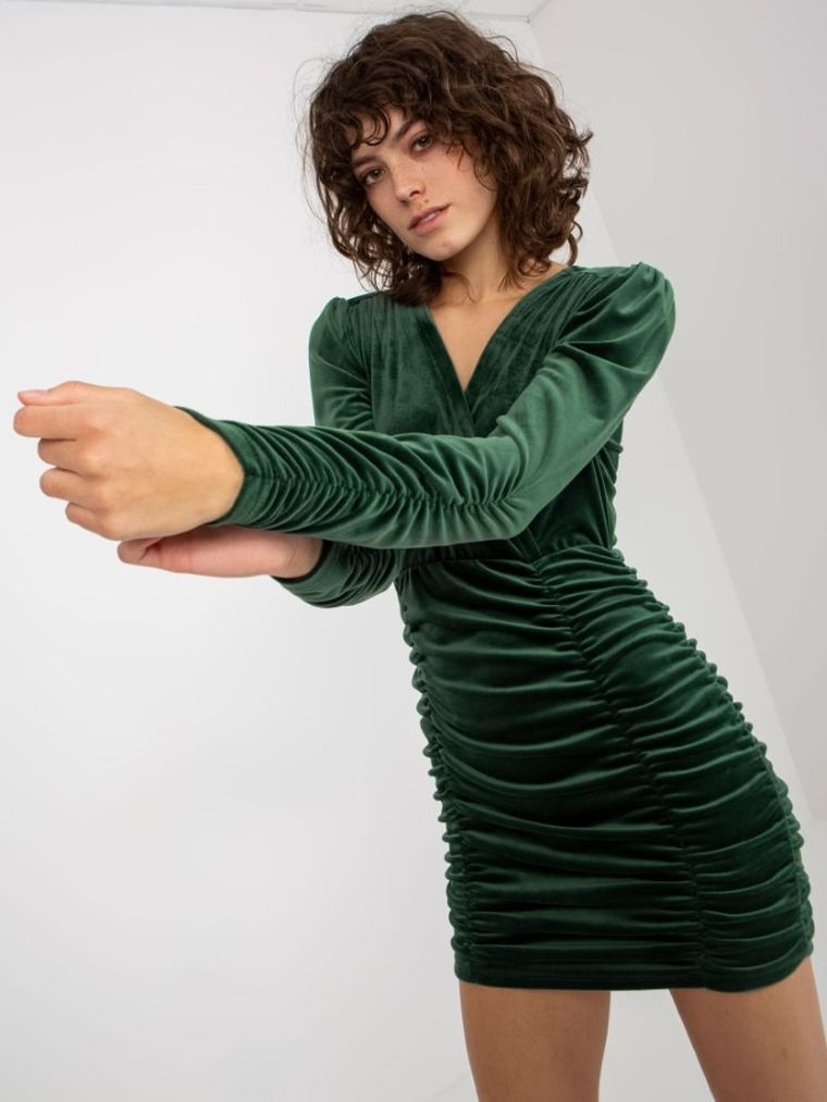 Sukienka damska, zielona, Rue Paris