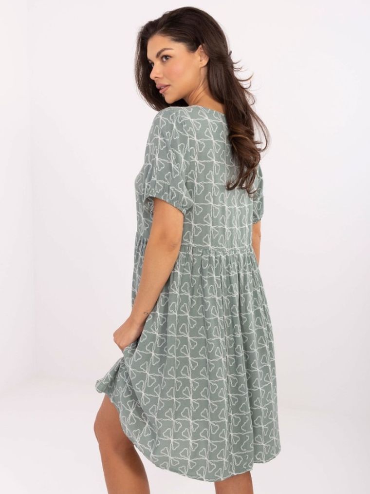 Sukienka damska, zielona, Sublevel