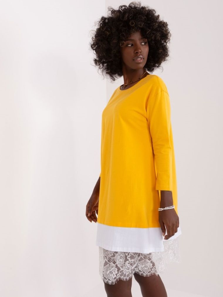 Sukienka damska, żółta, Lily Rose