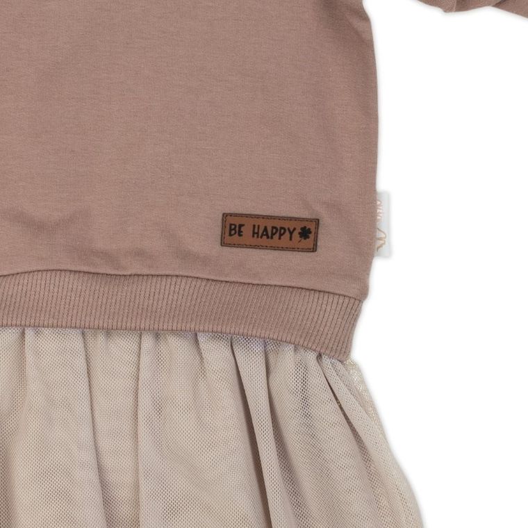 Sukienka dziewczęca z długim rękawem, mix, Nicol