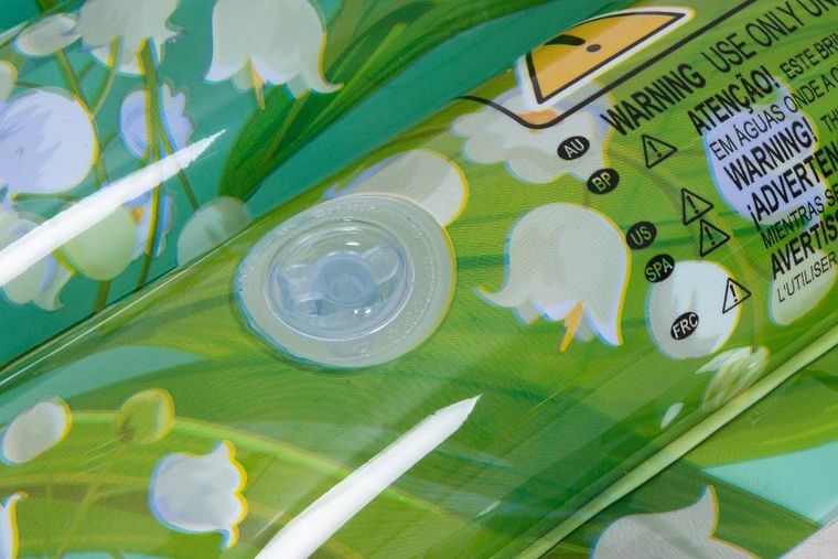 Sun Club, dmuchany materac, niebiesko-fioletowy, 171-66-22 cm