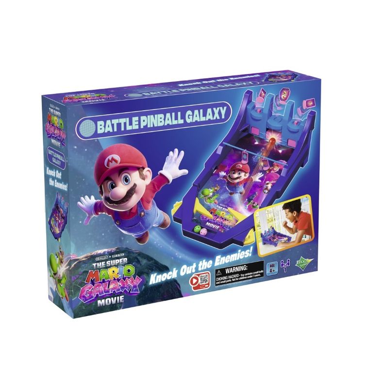 Super Mario, Galaxy Movie, Battle Pinball Game, gra zręcznościowa, 7629