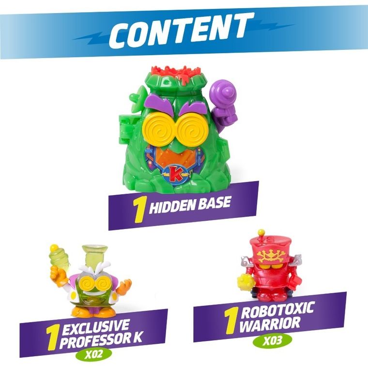 SuperThings, Hidden Base, Profesor K, sekretna baza z figurką