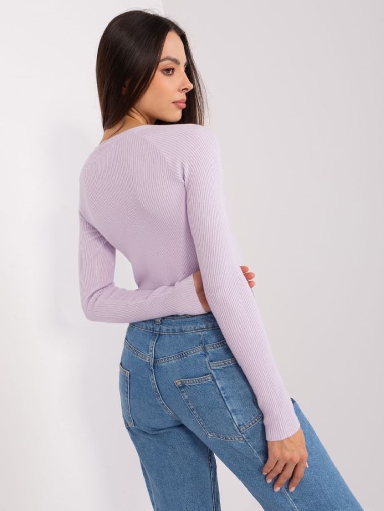 Sweter damski, fioletowy, P-M