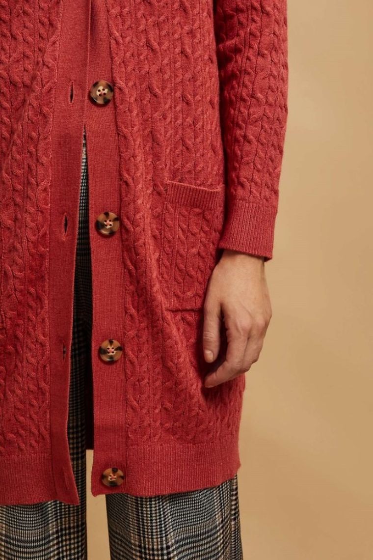 Sweter damski, różowy, Moodo