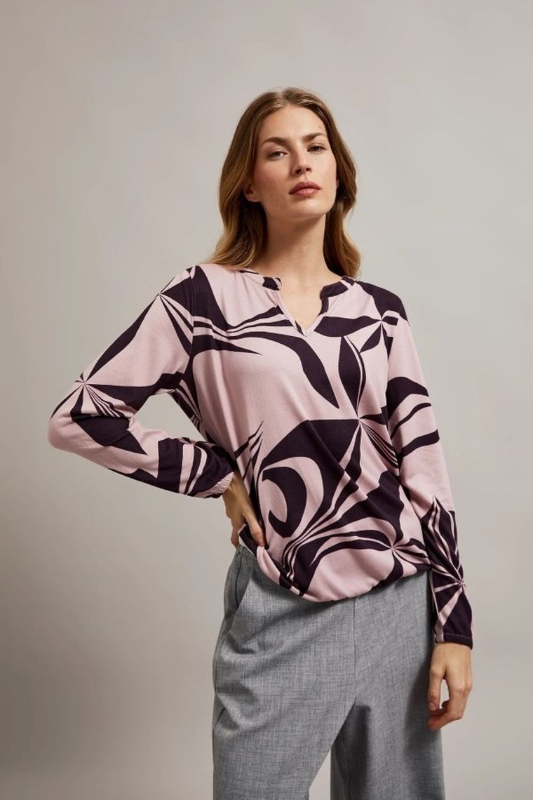 Sweter damski, różowy, Moodo