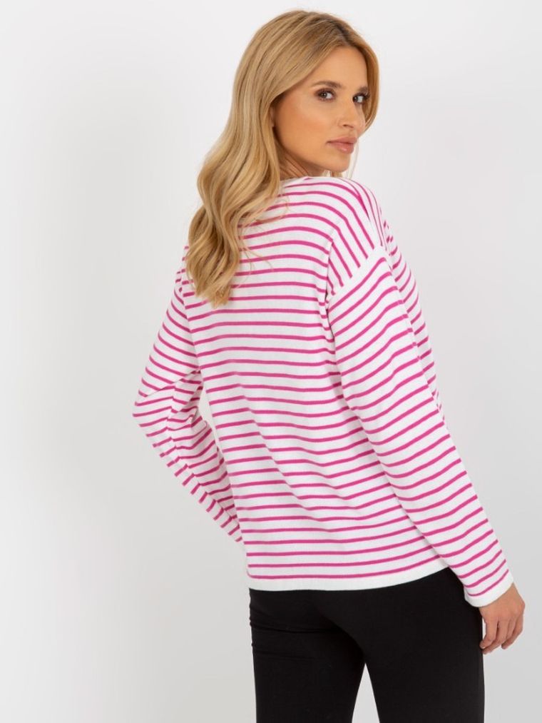 Sweter damski z wełną, mix, Rue Paris