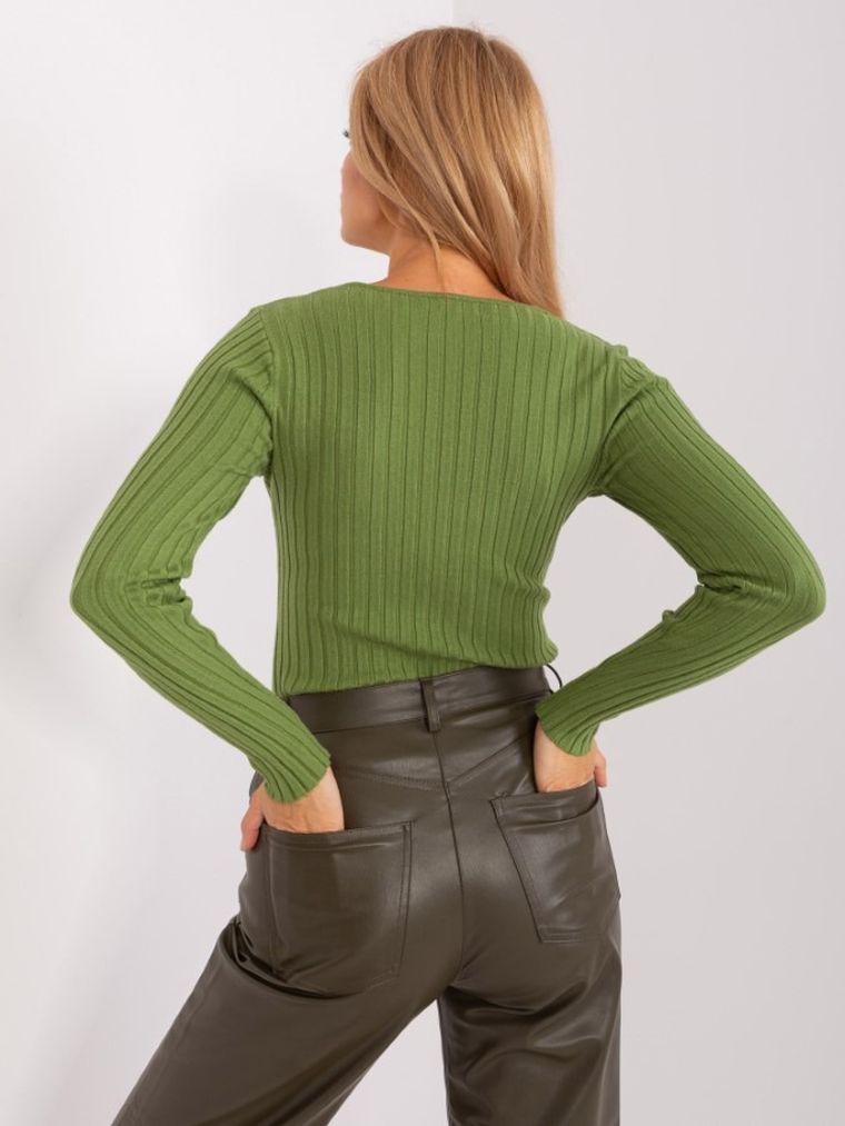 Sweter damski, zielony, P-M