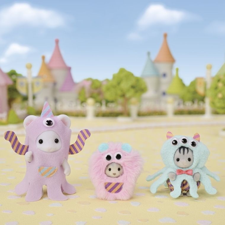 Sylvanian Families, 40th Anniversary, Trio Małych Potworków, zestaw figurek, 5846