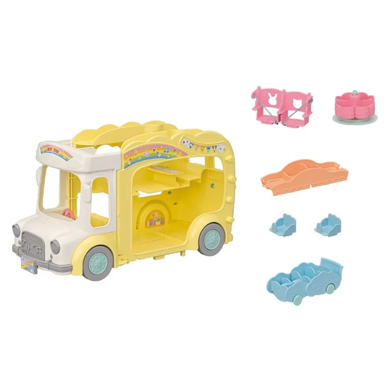 Sylvanian Families, Kolorowy Autobus, rozkładany pojazd, 5744