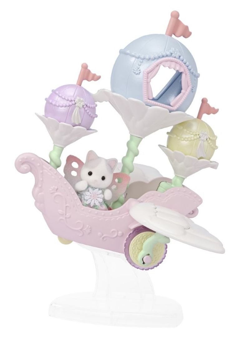 Sylvanian Families, Latający pojazd kwiatowych wróżek, zestaw z figurką, 5827