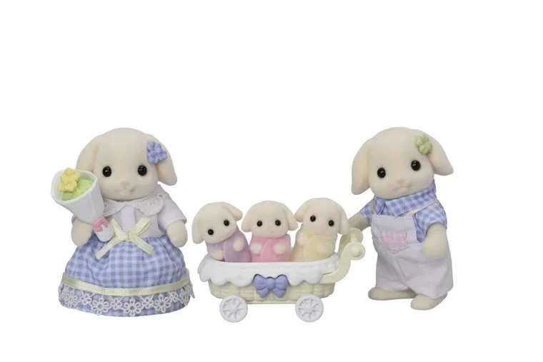Sylvanian Families, Rodzina króliczków, zestaw figurek, 5735