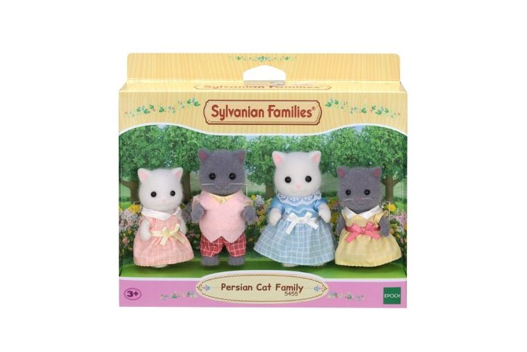 Sylvanian Families, rodzina perskich kotków, zestaw figurek, 5455