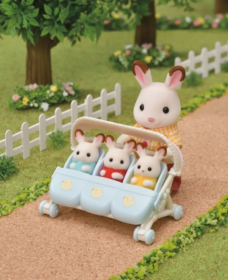 Sylvanian Families, Spacerówka dla trojaczków, 5533