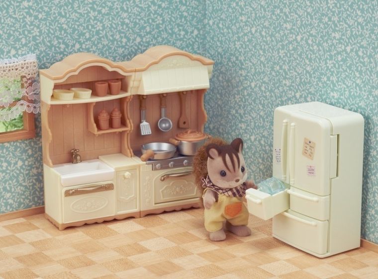 Sylvanian Families, wiejska kuchnia z lodówką, 5341