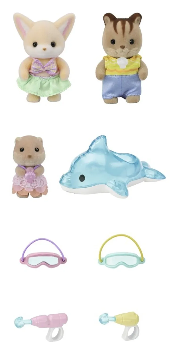 Sylvanian Families, Zabawa w basenie, zestaw figurek, 5749