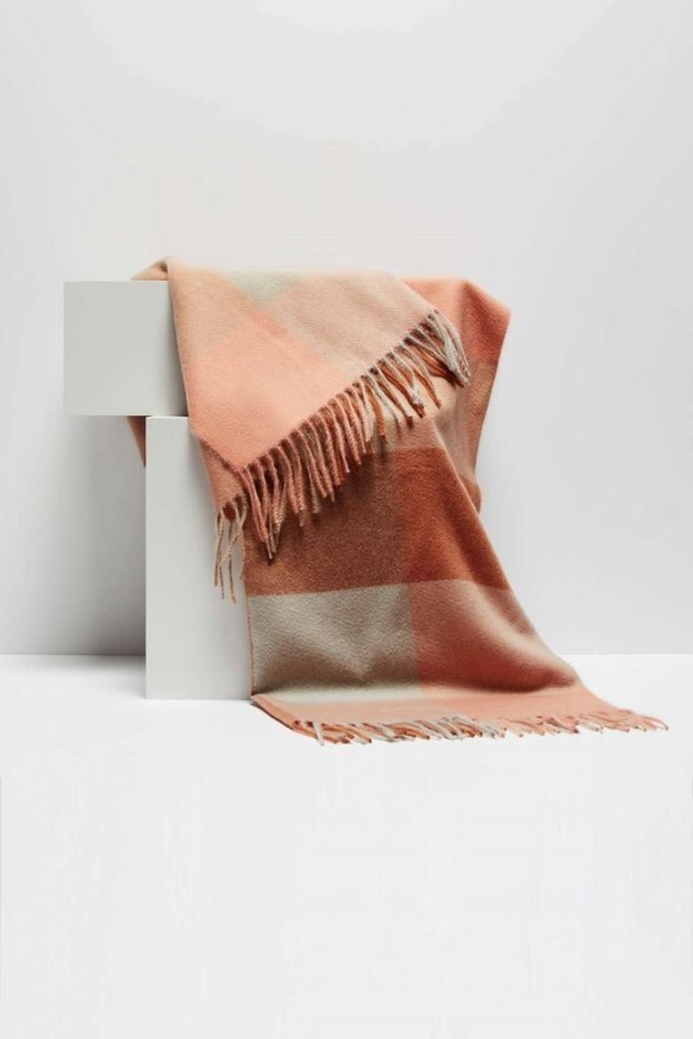 Szalik damski, koralowy, Moodo