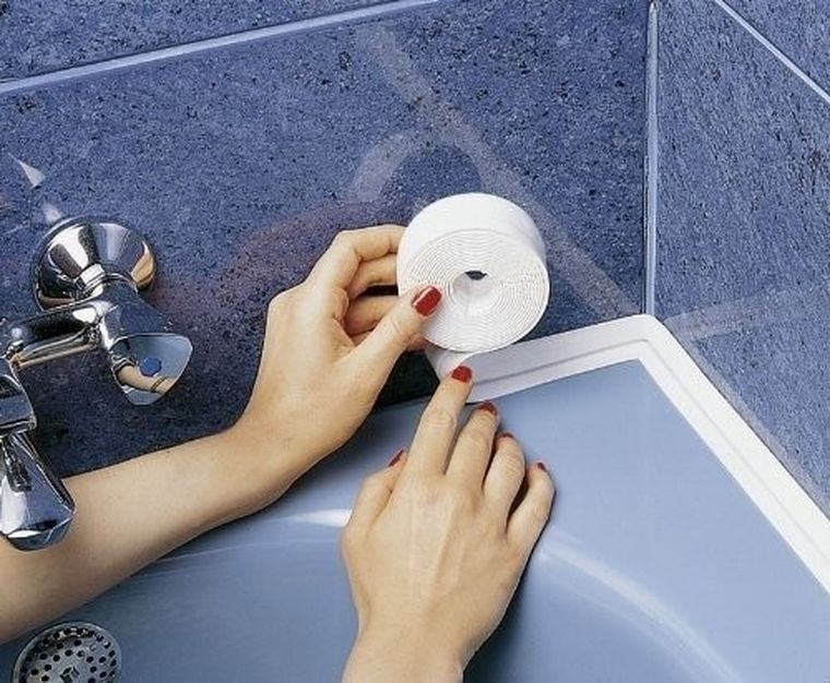 Szeroka taśma uszczelniająca do brodzika, 3,5 mx5 cm