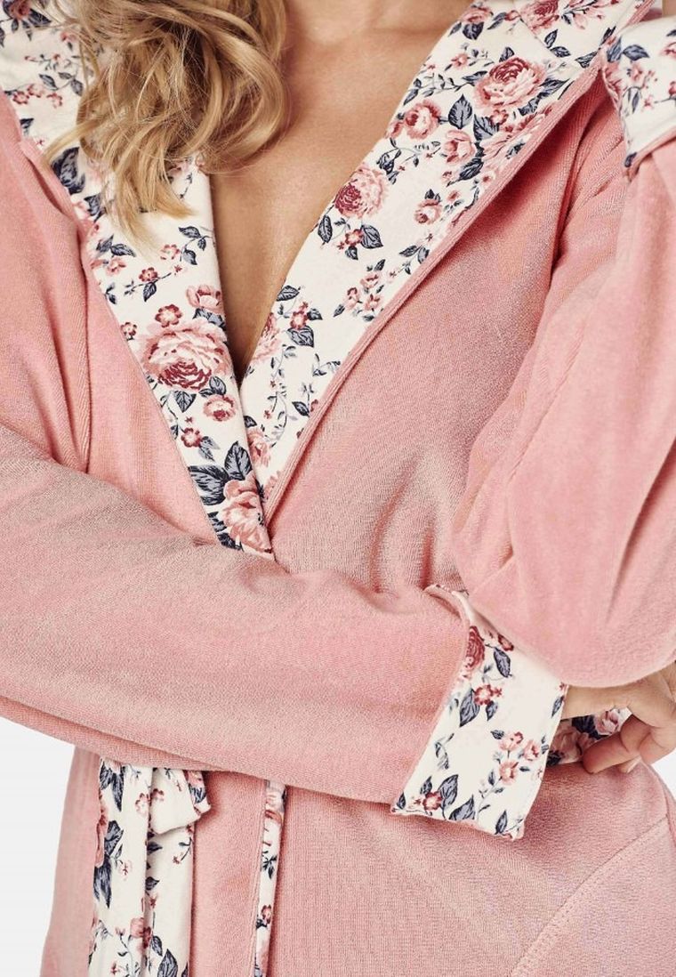 Szlafrok damski z kapturem, mix, Taro