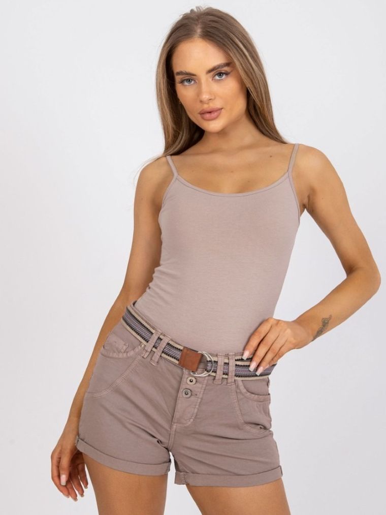 Szorty damskie, beżowe, Factory Price