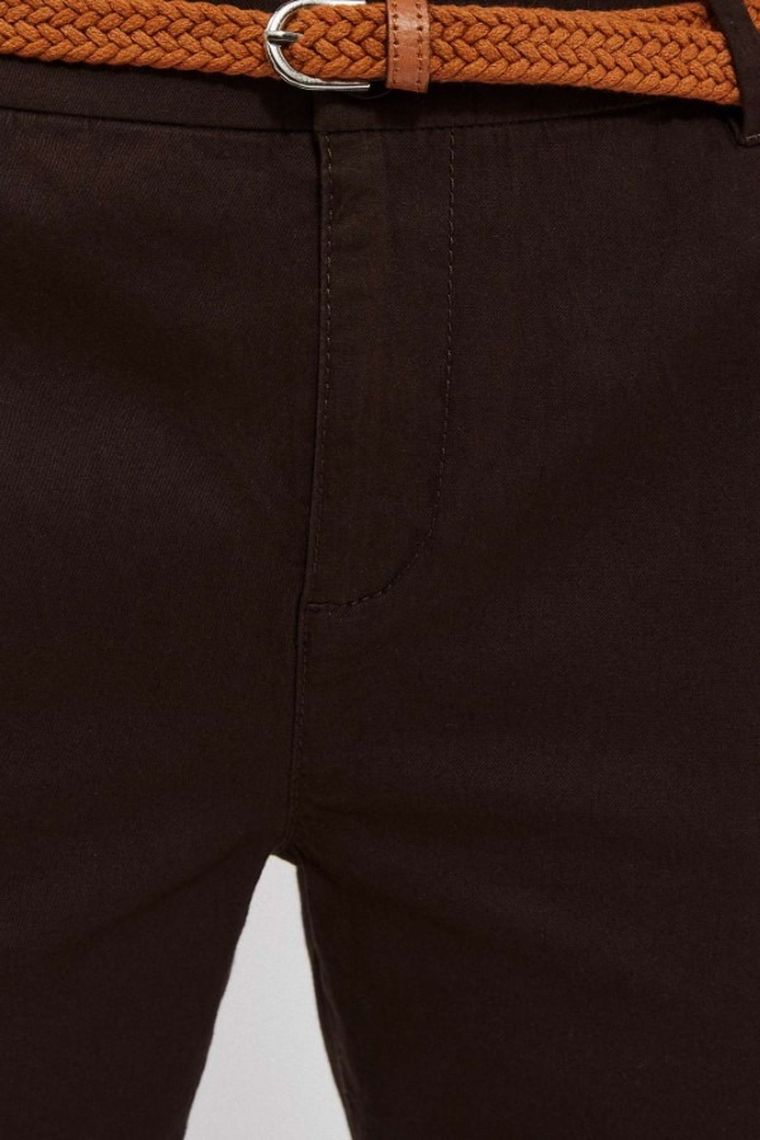 Szorty damskie, brązowe, Moodo