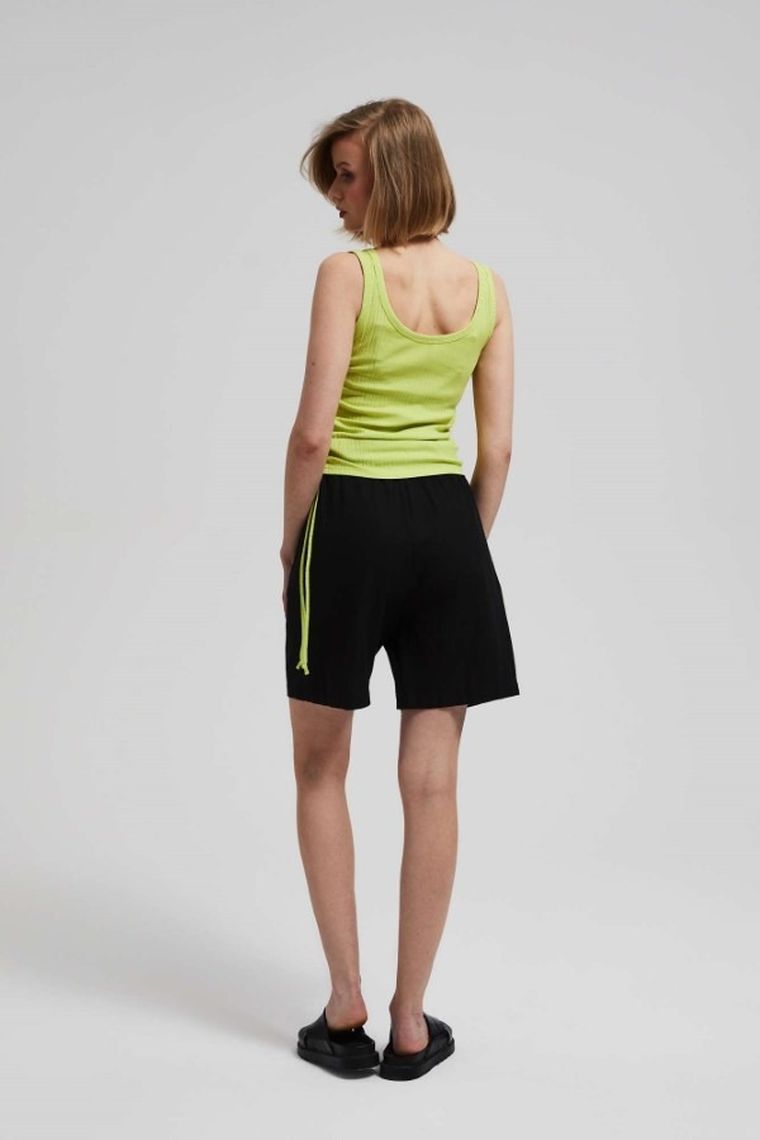 Szorty damskie, czarne, Moodo