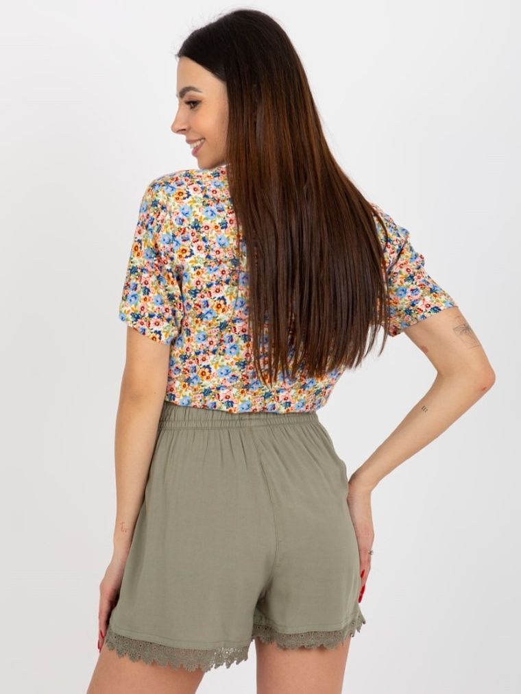 Szorty damskie, khaki, Sublevel