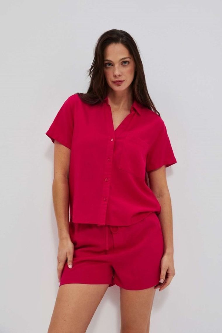 Szorty damskie, różowe, Moodo