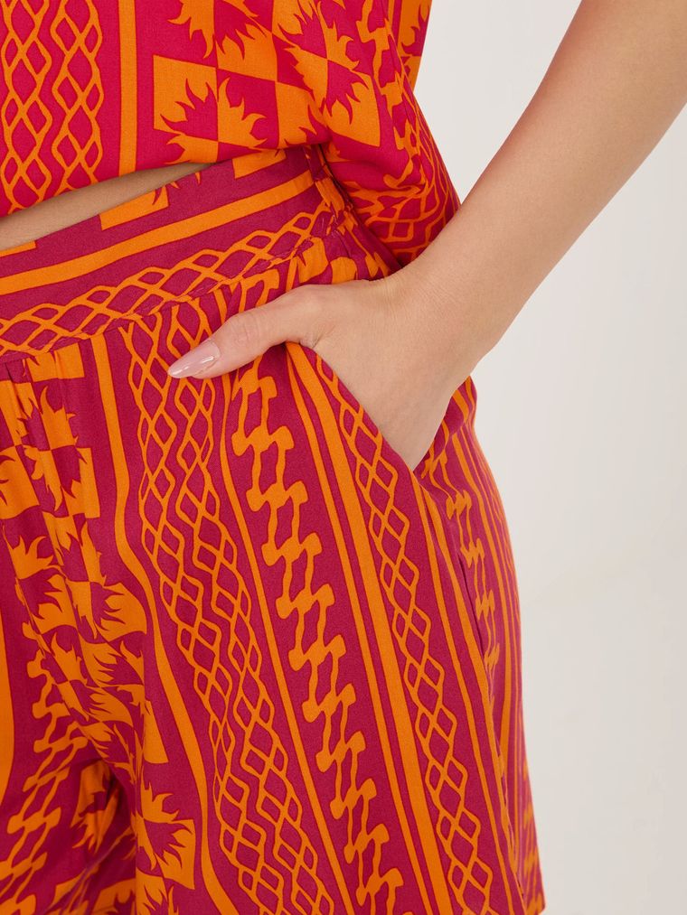 Szorty damskie, różowe, Sublevel