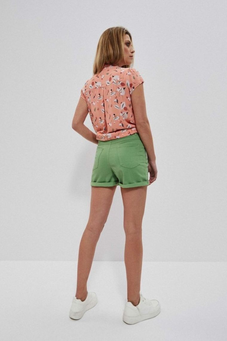 Szorty damskie, zielone, Moodo